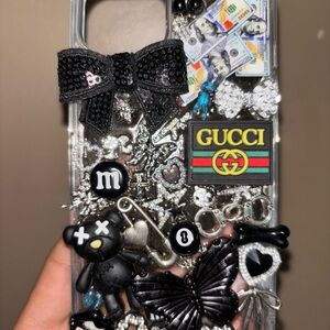 Gucci Multicolor Embellished Phone Case